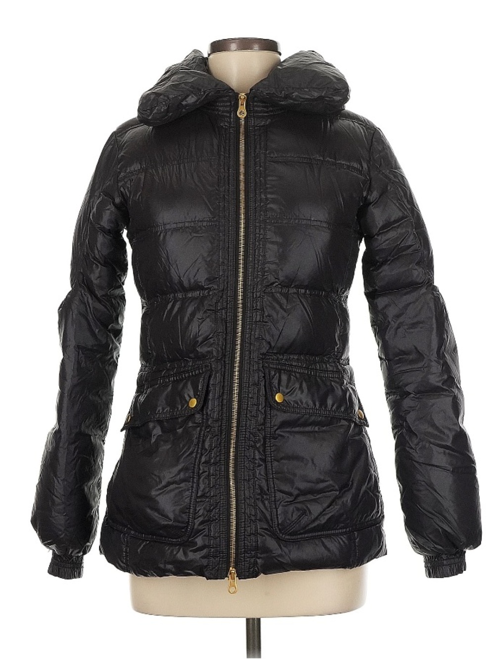 Duvetica Glossy Black Puffer Jacket Eur SZ 42 US SZ 6